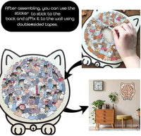 Whimsical Cat-Shaped Jigsaw Puzzle™