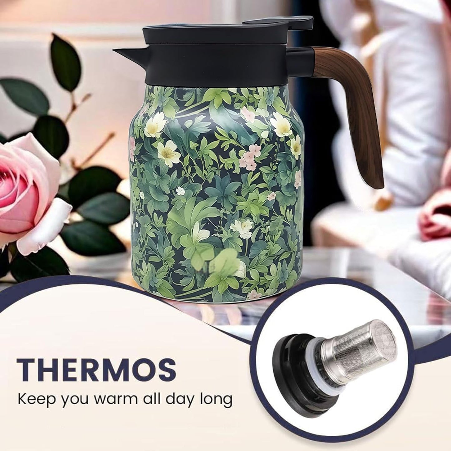 Vintage Elegance Coffee & Tea Carafe™