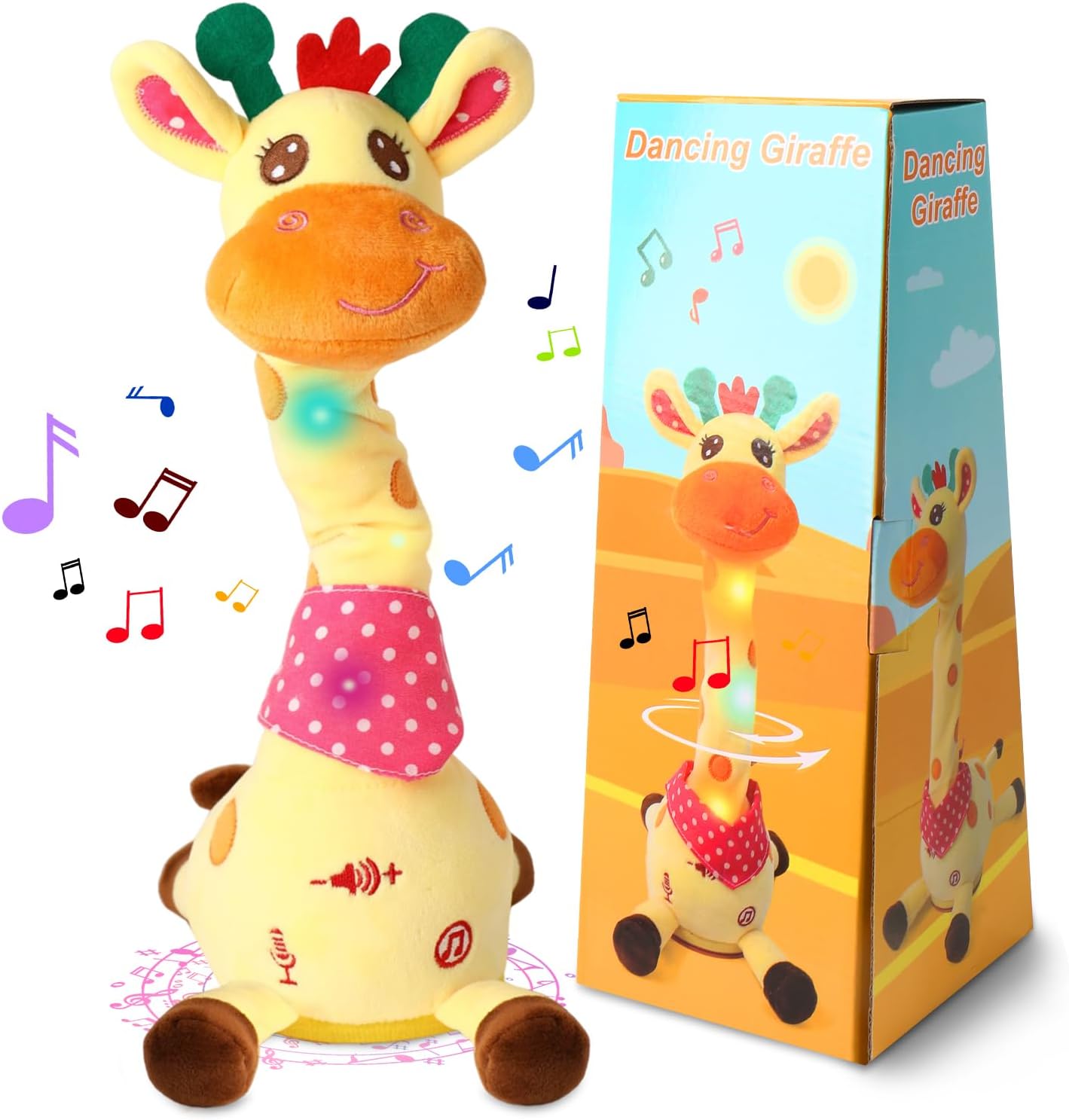 Dancing Glow Giraffe Plush Toy™