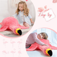 Cozy Giant Flamingo Plush Companion™