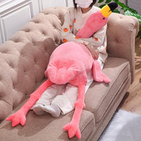 Cozy Giant Flamingo Plush Companion™