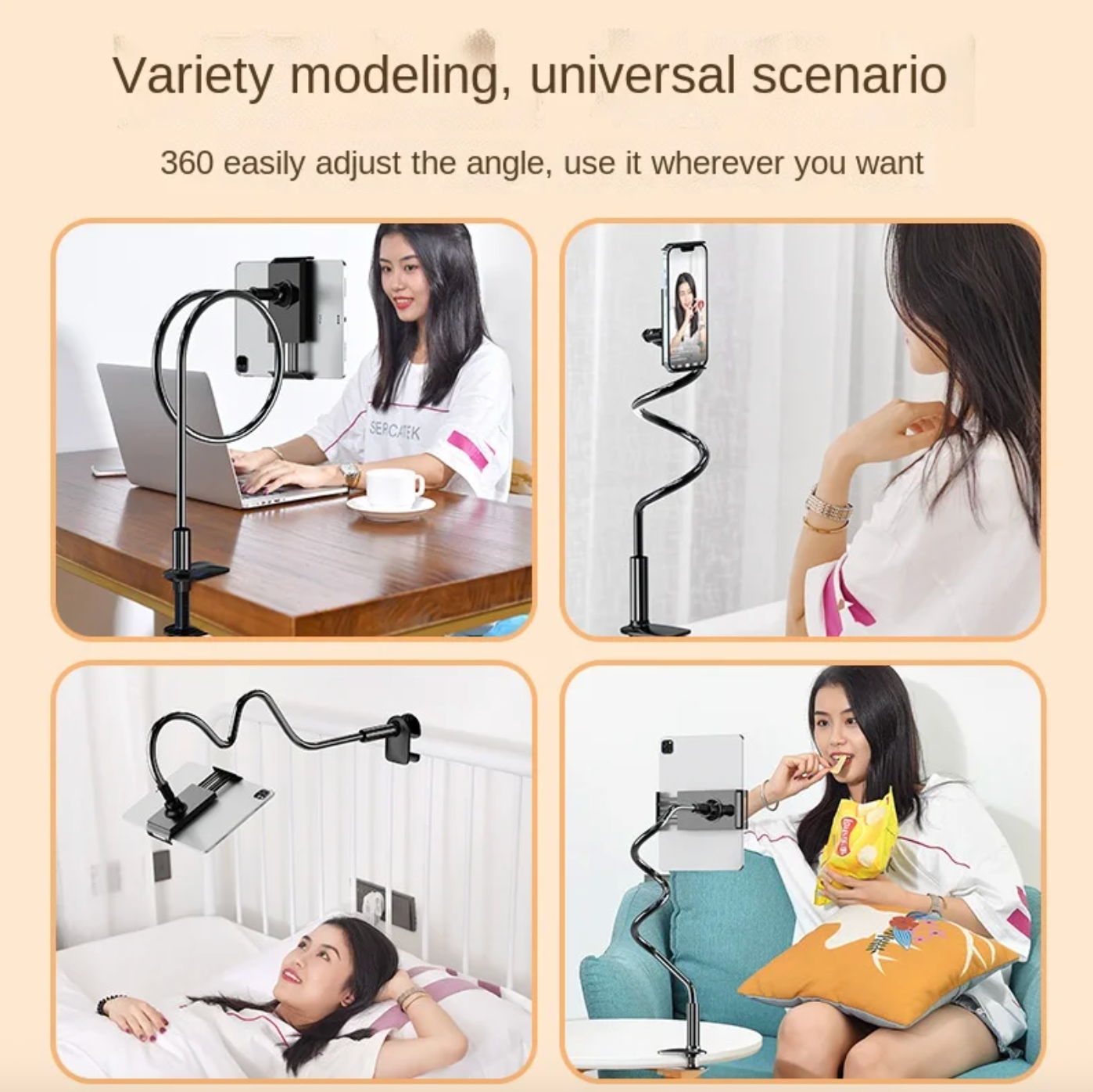 Cozy Watching Gooseneck Holder™