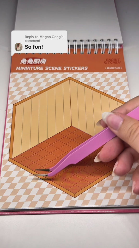 Creative 3D Scene Sticker SetTM